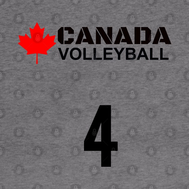 Canada Volleyball 4 Gift Idea by werdanepo